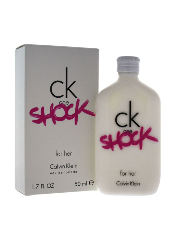 Ck One Shock For Her EDT Spray 1.7 ounce by Calvin Klein For Women