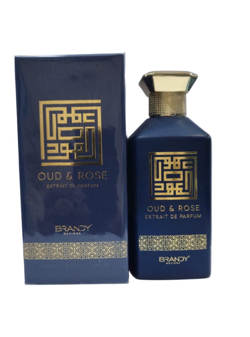 Oud & Rose By Brandy designs Extrait De Parfum 100ml Men