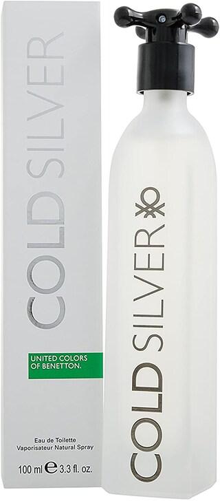 COLD Silver by Benetton Eau De Toilette 100ml for Men