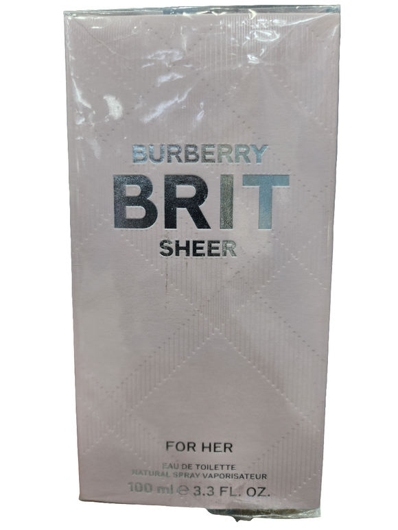 Burberry Brit Sheer by Burberry Eau De Toilette Spray 3.4 oz (Women)