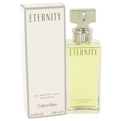 ETERNITY by Calvin Klein Eau De Parfum Spray 3.4 oz (Women)