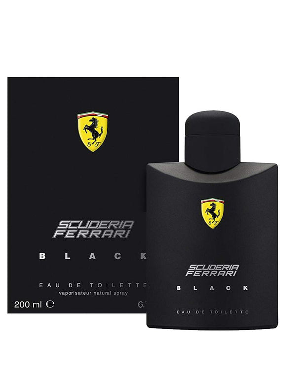 Scuderia Black EDT 200 ml by Ferrari For Men